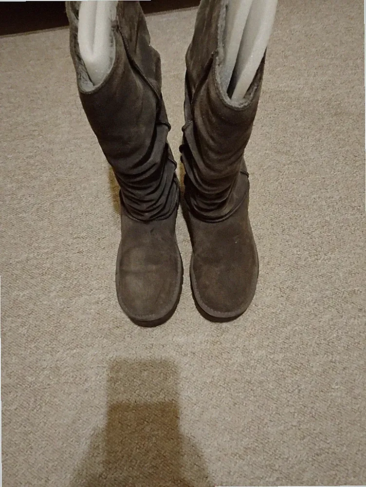 Stiefel, Damen Winterstiefel Wildleder