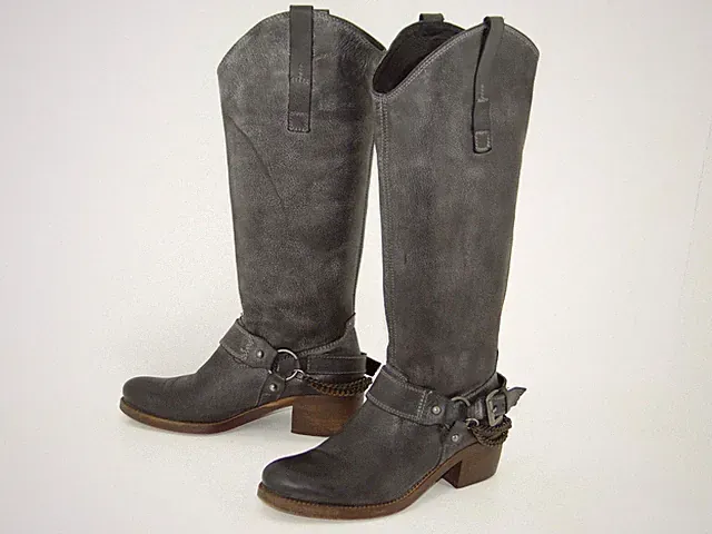 Stiefel Görtz 17 Biker Winter Boots Schuhe Shoes Stiefeletten Damen Gr 37