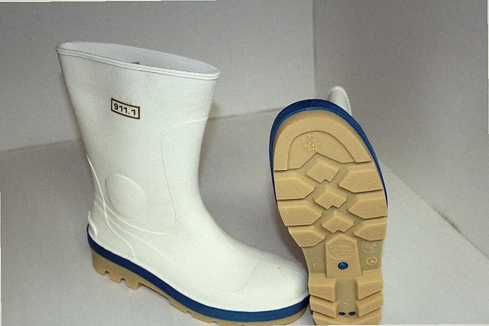 Stiefel Gummi Gummistiefel Arbeitsstiefel Gr 42 Weiß Sarraizienne