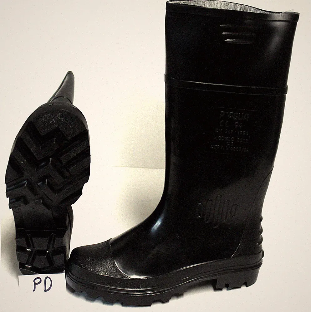 Stiefel Gummistiefel Arbeitsstiefel Regenstiefel Gartenstiefel Gr. 46 Schwarz