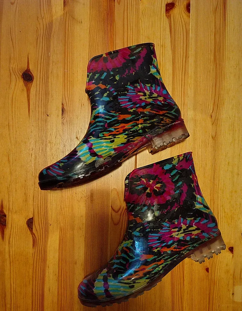 Stiefel, Gummistiefel, Regenstiefel, kurze Form - Gr. 39