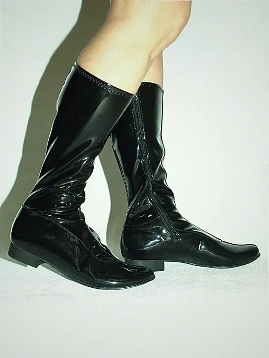 stiefel latex gummi flach viele farben -size 40-48 producer - Poland