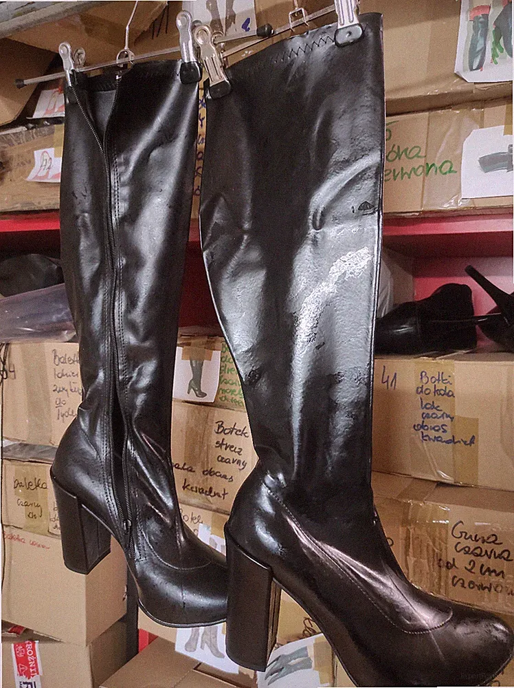 Stiefel latex gummi viele farben Größe 41-47 Absatz 11cm Bolingier