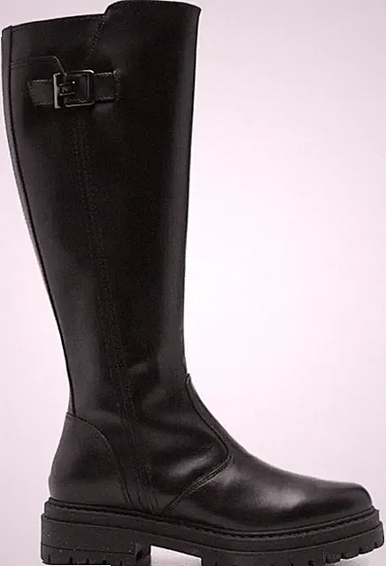 Stiefel Nero Giardini Mod. I514836D Leder Col. SCHWARZ Rabatt -30%
