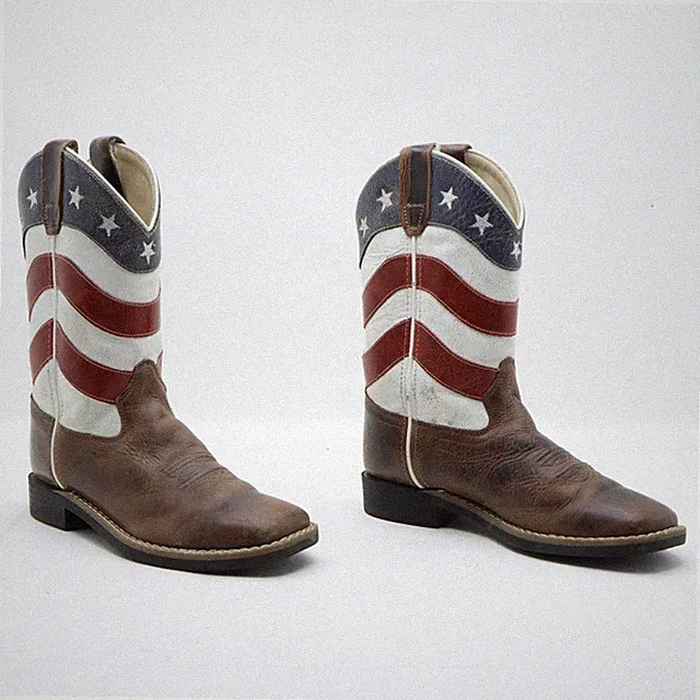 Stiefel OLD WEST BSC1824 Nummer Eur 34 gebraucht (Code ST3417) Damen Made in India