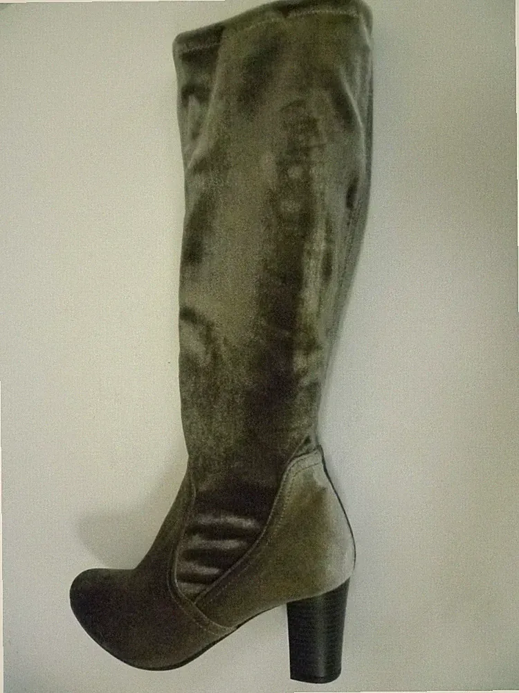 Stiefel Schlupfstiefel Damenschuhe von Caprice silber 5 38 6,5 40 Neu