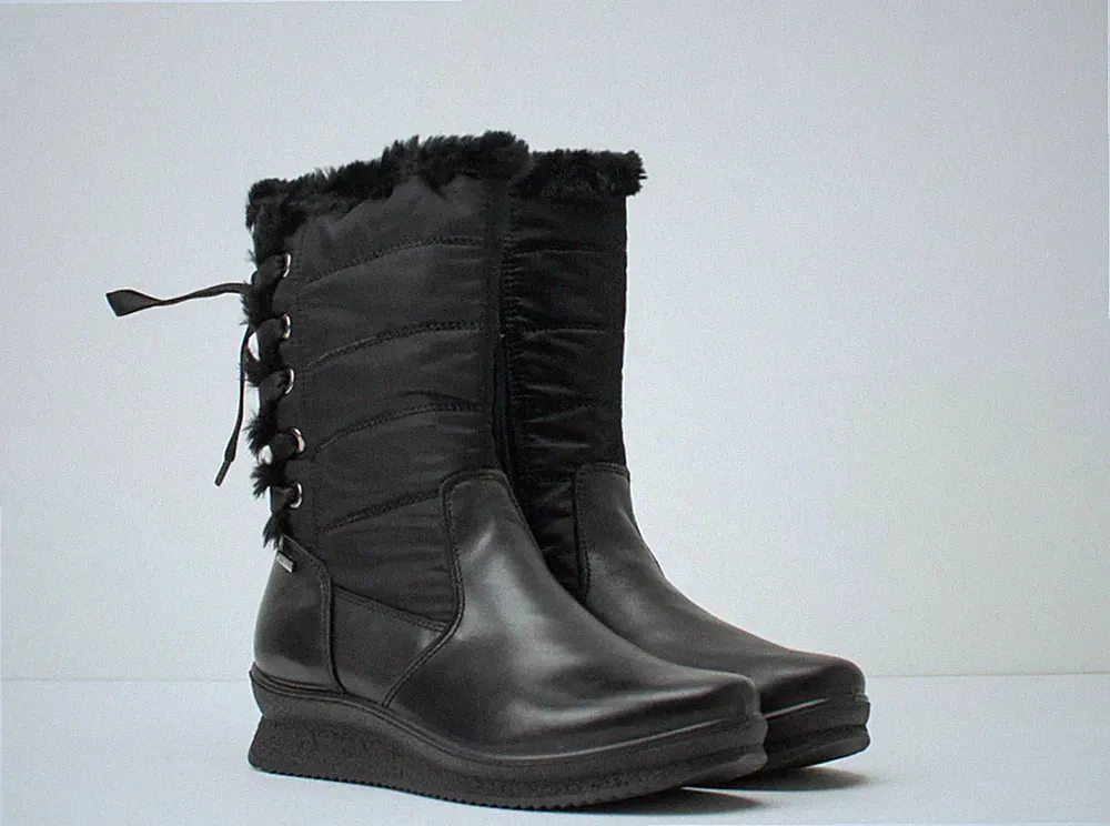 Stiefel Stiefel Igi&co 4161500 Leder schwarz Gore-Tex innen Fell