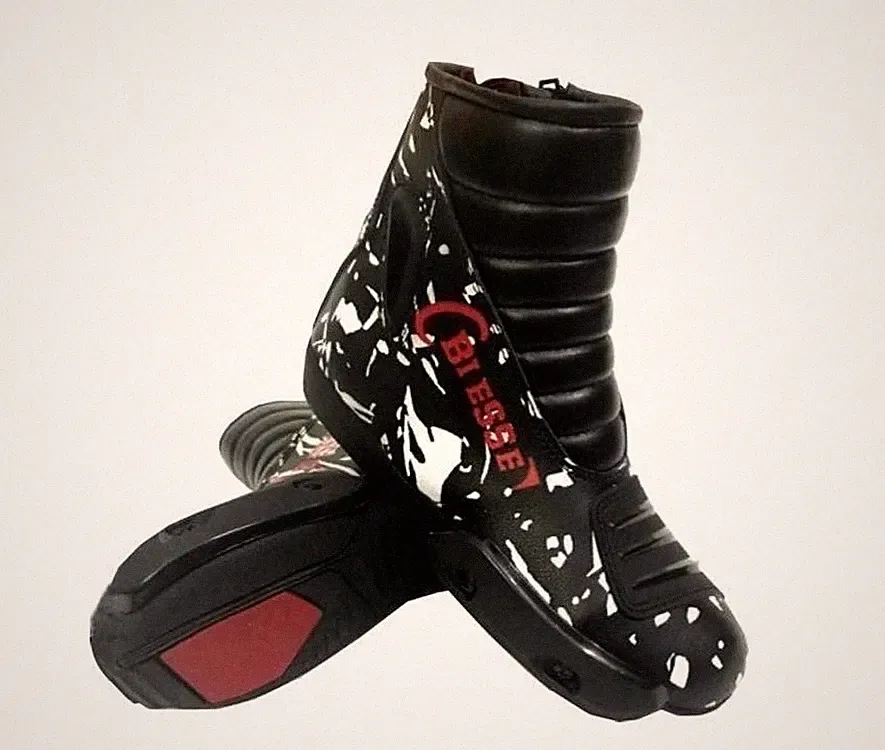 Stiefel Stiefelette Minimoto Pitbike Kinder Profi mit Protektoren BIESSE
