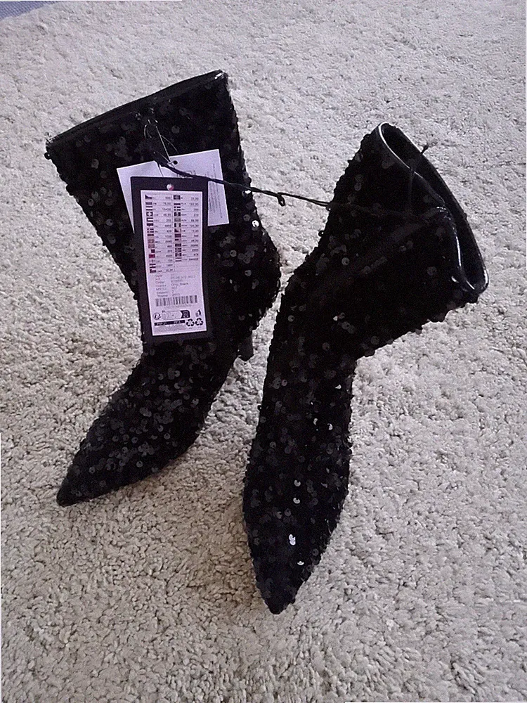 Stiefel Stiefeletten Neu Damen Gr. 37