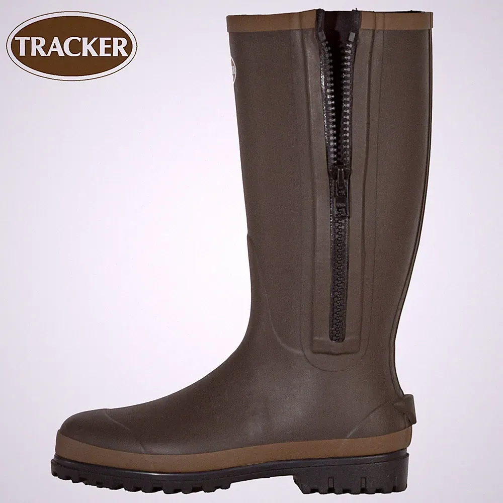 Stiefel Tracker Gummistiefel Comfort Kautschuk Neoprenfutter & Reißverschluss