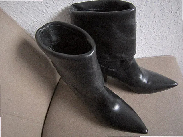 Stiefelette VIC MATIÉ schwarz Texano Beatles Gr 38,5 /39 NP ca 315 € neuw.