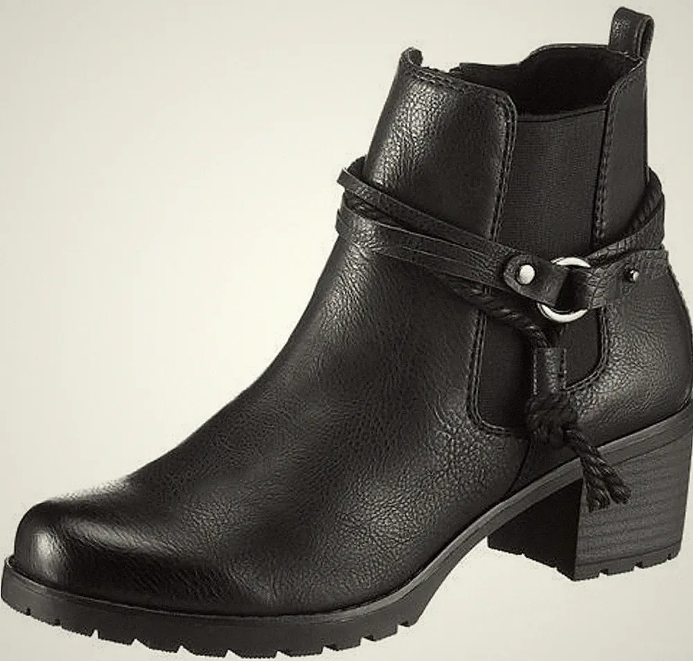 Stiefeletten Damen Chelseaboots Stiefel CityWalk schwarz 61138969 Gr. 41 Neu