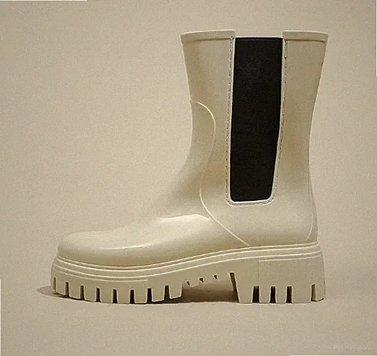 Stiefeletten Damen Garten Stadt Stiefel Regenstiefel Kurzstiefel Gummistiefel