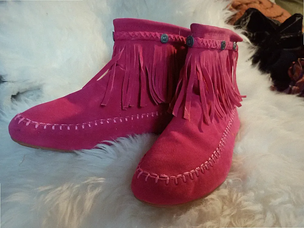 Schmal Mokassinstiefel