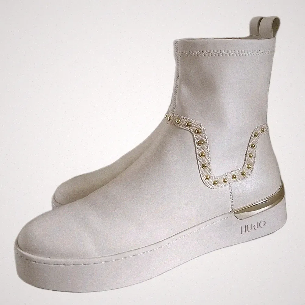 Stiefeletten LIU JO 41 Chelsea Boots Top Zustand Butter/Gold