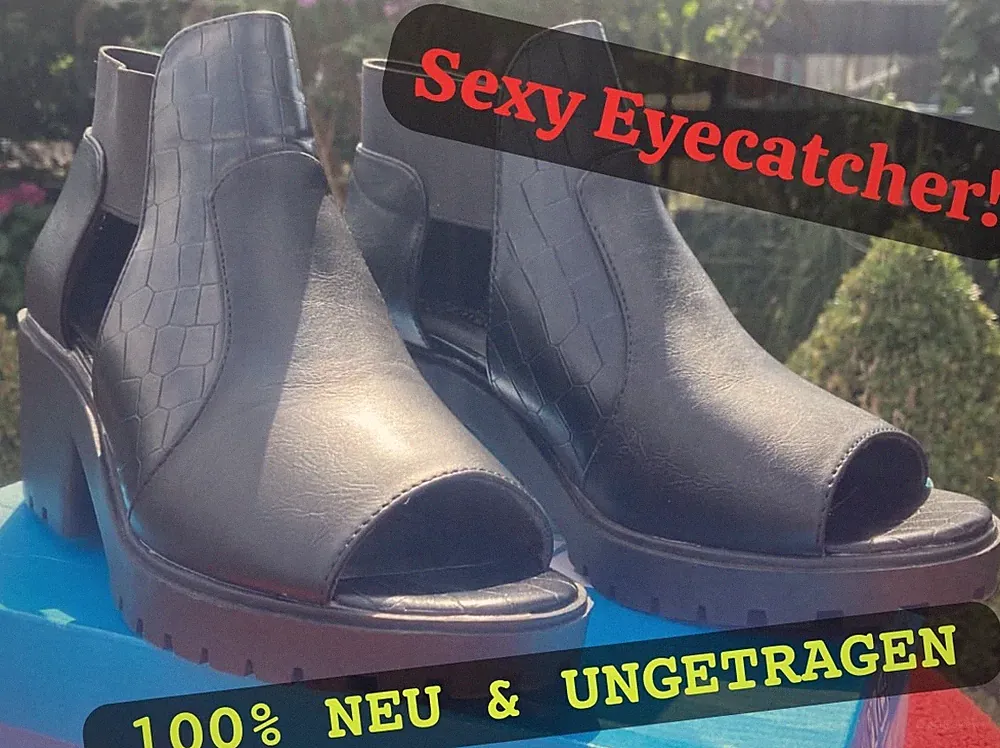 Peep-Toe-Booties für Damen