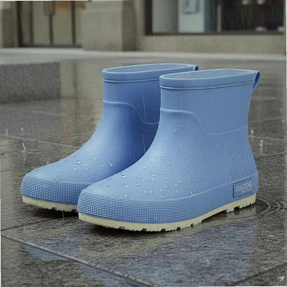 Stiefeletten Regenstiefel wasserdicht rutschfest leicht für Regentage