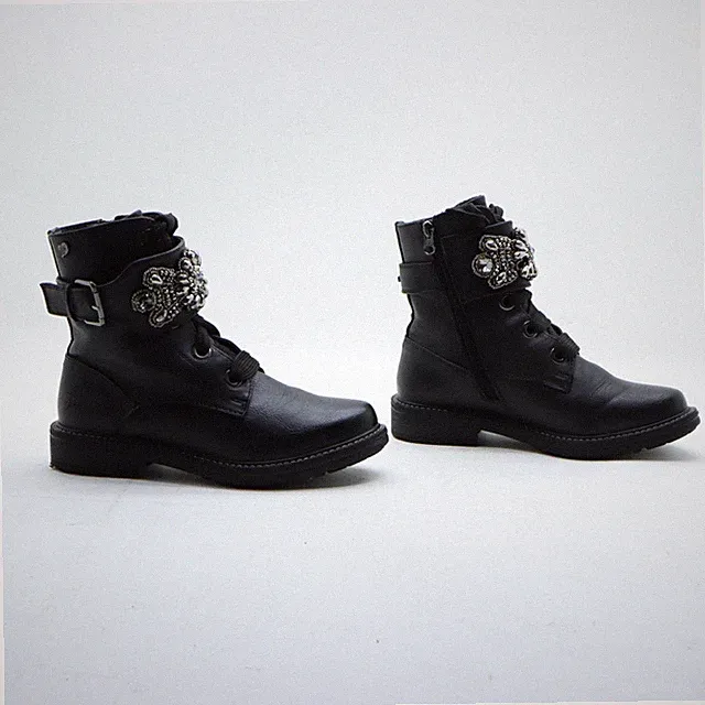 Stiefeletten Tom Taylor Denim Nummer Gebraucht (Cod.ST3312) Cowboy Biker Boots