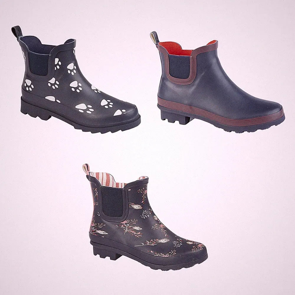 Stormwell Wellibobs Damen Gummistiefel Festival Garten wasserdicht Größe 3-9