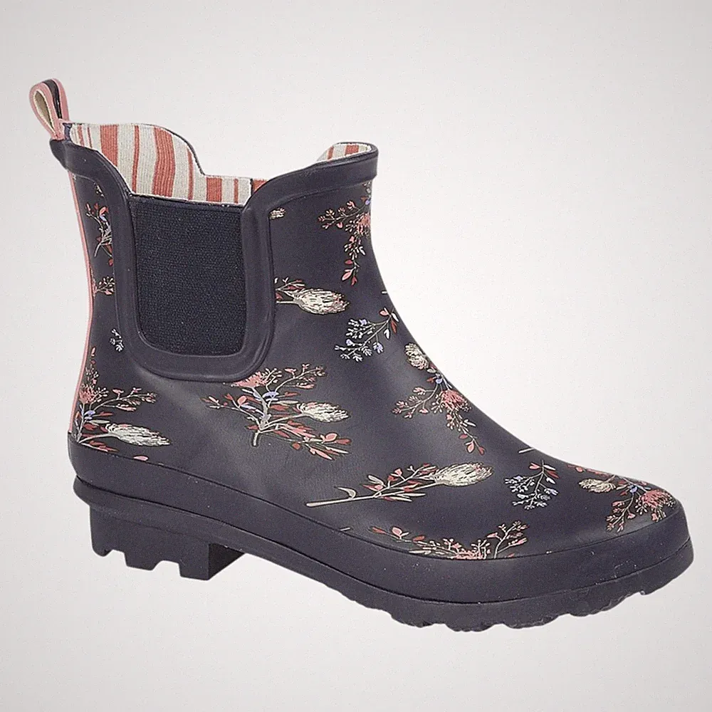 Stormwells Damen Wellibobs Damen Gummistiefel Festival Garten wasserdicht Größe