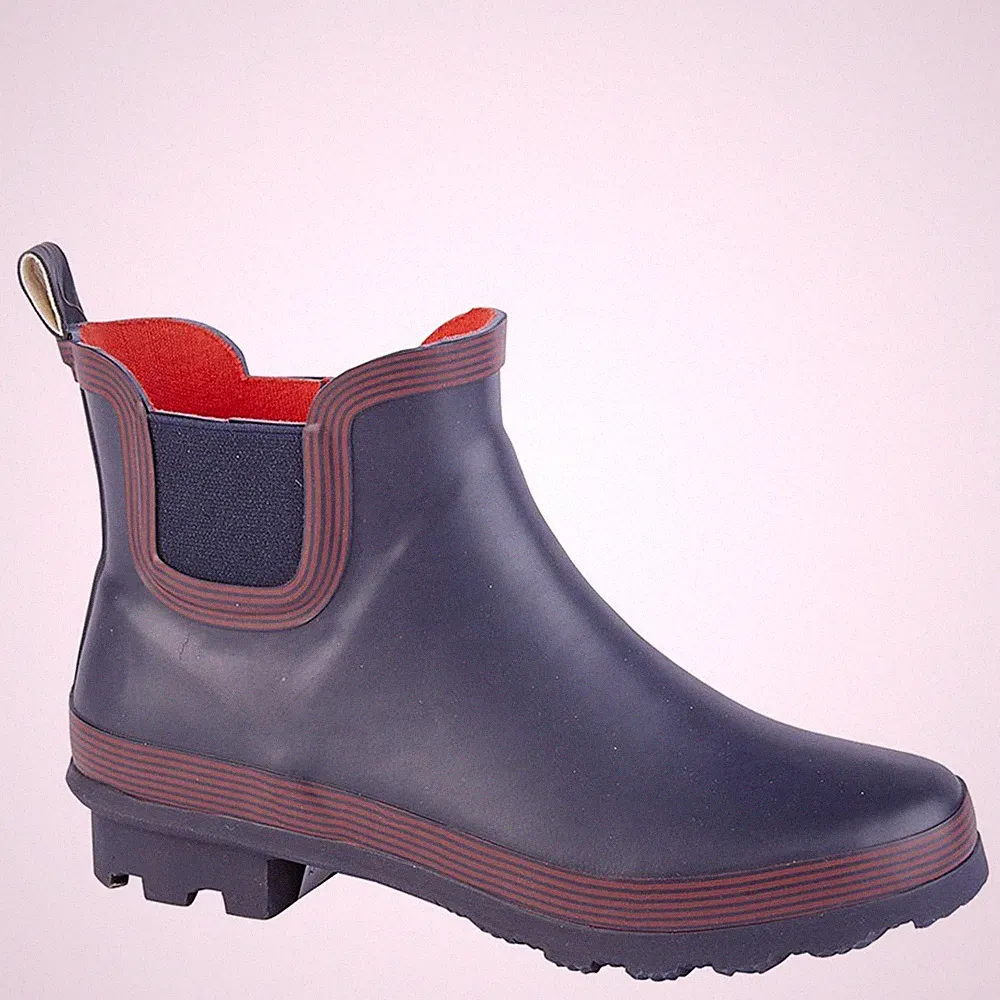 Stormwells W 407 Damen Gummistiefel Gummizug Chelsea Style
