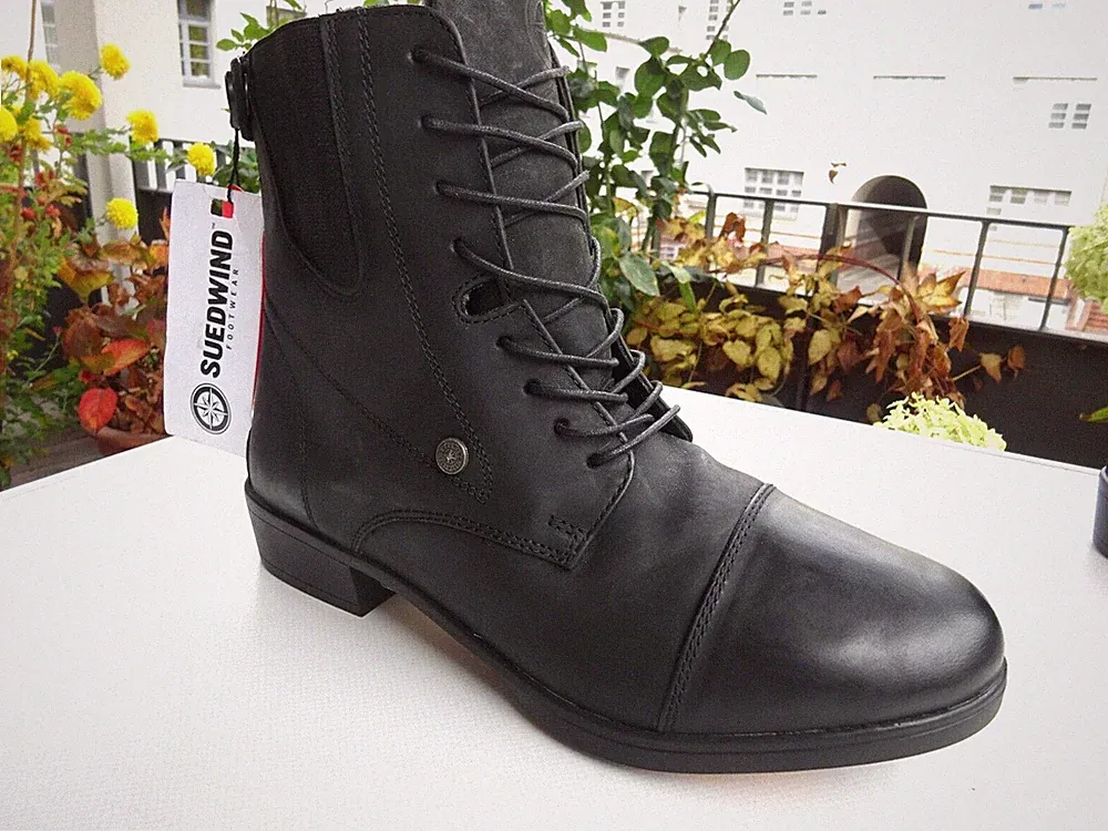 SUEDWIND ADVANCED II BZ Lace Winter Dam Reitstiefel Leder Kunstfell Gr.37,5 Neuw