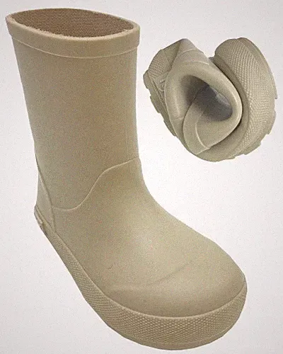 Super leichte & flexible Barfußgummistiefel von IGOR aus Spanien in Beige