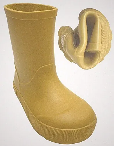 Super leichte & flexible Barfußgummistiefel von IGOR aus Spanien in Yellow