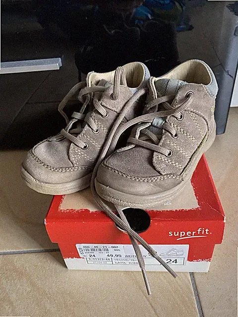 Superfit Jungen Schnür Schuhe Gr.24 Übergang