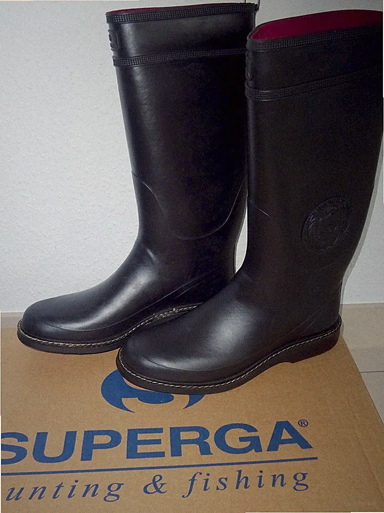 SUPERGA Gummistiefel Gr. 41 Edel! Gummi Rubber Wellies Reitstiefel