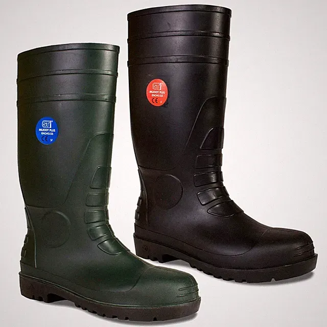 Supertouch Schlammig Plus Gummistiefel Stahlkappe Und Zwischensohle Sicherheits