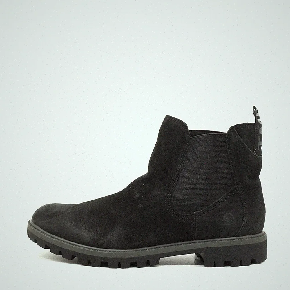 Tamaris Damen Chelsea Boot Stiefeletten Schwarz Essentials Boots EU 40