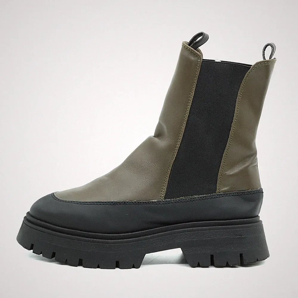 Tamaris Damen Chelsea Boots Plateau Elastikeinsatz Profilsohle EU 39