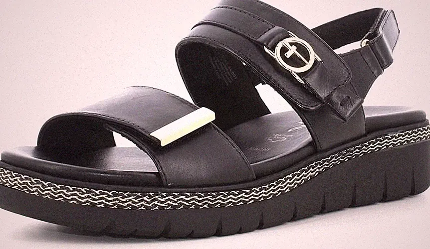 TAMARIS - DAMEN SANDALE SCHWARZ 28264-44