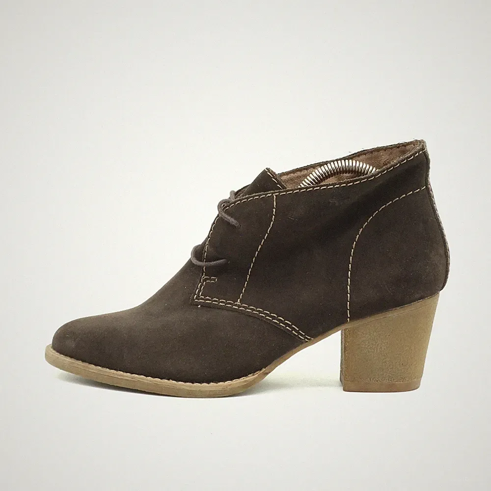 Tamaris Damen Stiefel EU 39 Braun Bequem Vintage-Stil Classic