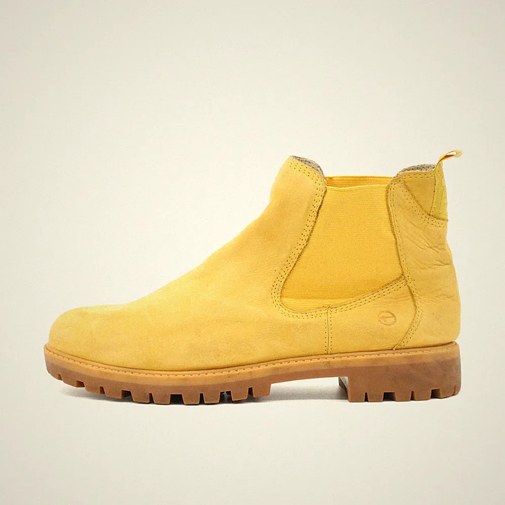 Tamaris Damen Stiefel EU 41 Chelsea Boot Gelb Boots