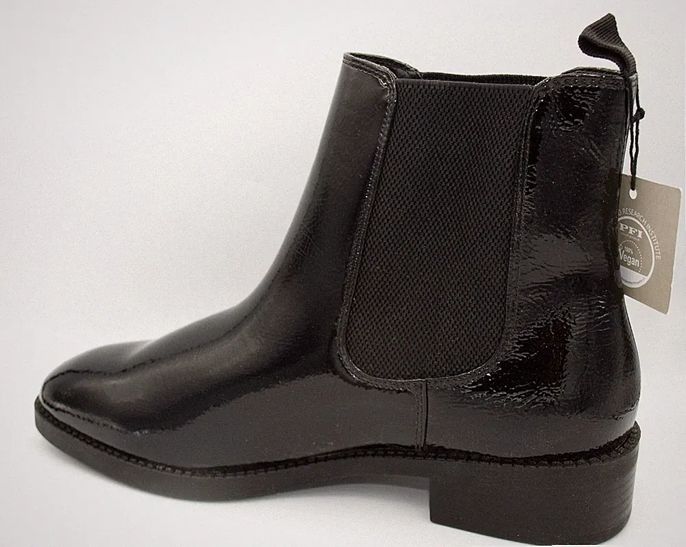 Tamaris Damenschuhe Stiefel Stiefeletten Chelsea Boots schwarz 42 Vegan Neu 0045