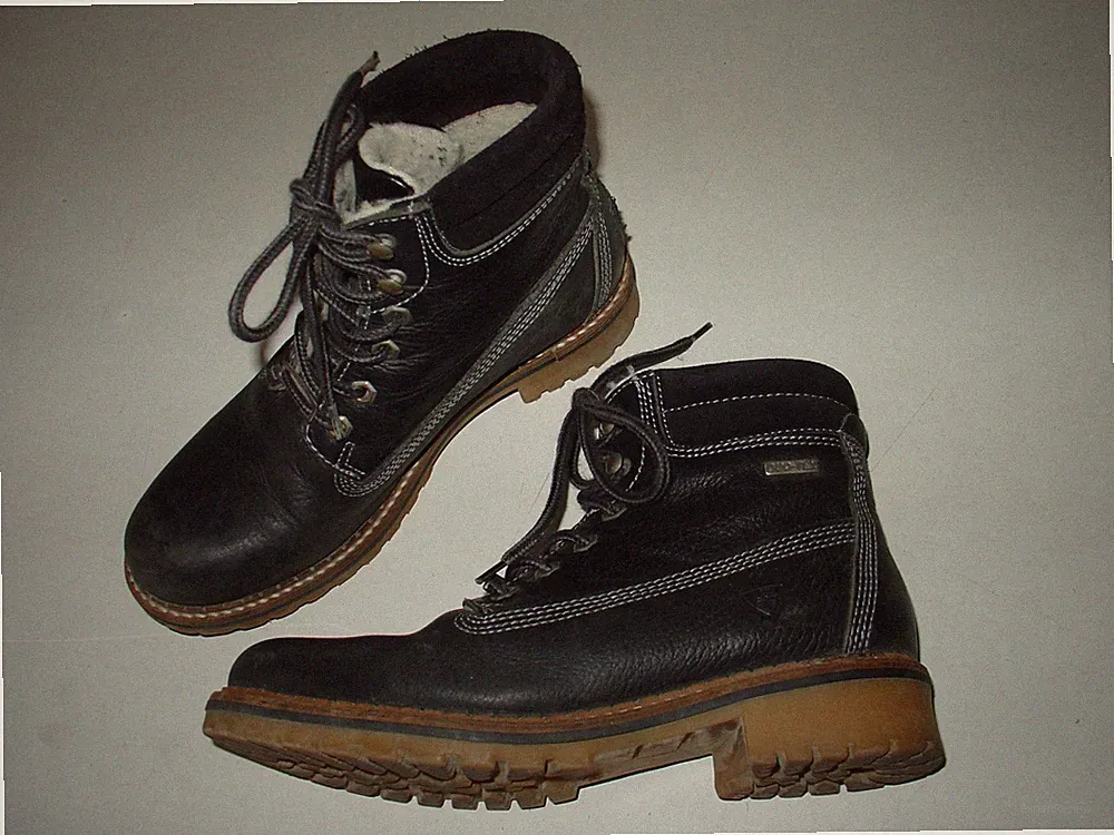 TAMARIS DuoTex Damen Stiefel Boots Echtleder - Schwarz - warm gefüttert - Gr. 39