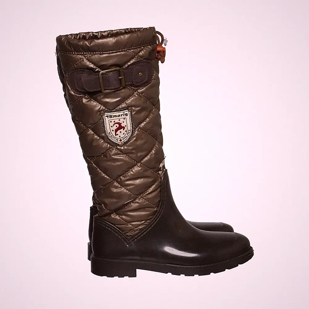 Tamaris, Gummistiefel, Größe: 36, Braun/Grau, Damen #jye