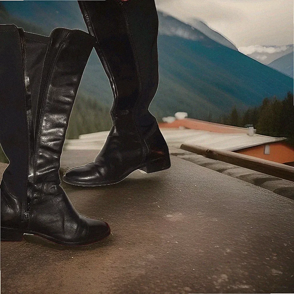 TAMARIS-LEDERSTIEFEL,Schwarz, Gr. 39,Elastischer SCHAFT-Sehr BEQUEM! & Gepflegt!