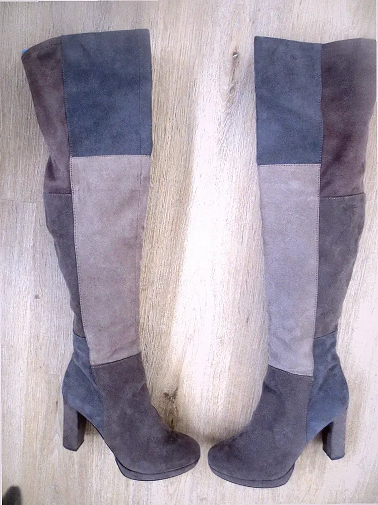 TAMARIS💙OVERKNIE - STIEFEL💙Gr. 37💙3-farbig💙ca. 61 cm hoch💙