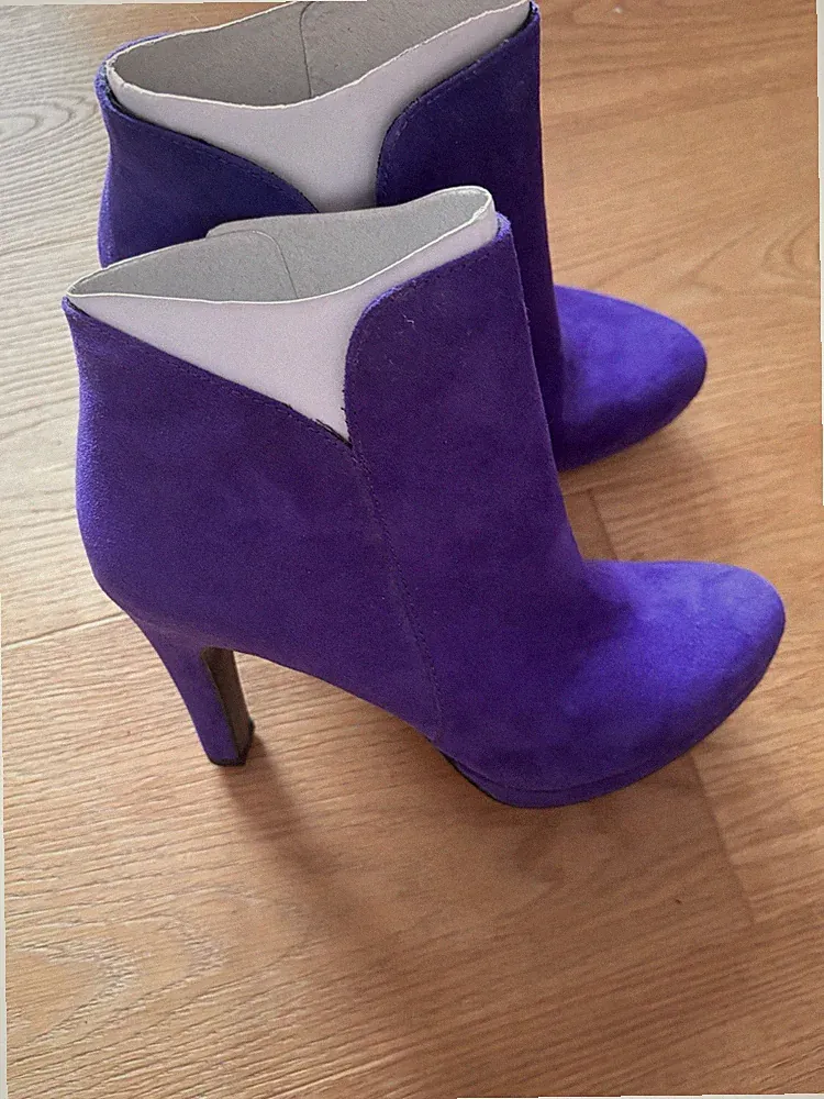 Tamaris Stiefeletten Gr. 38 Violett