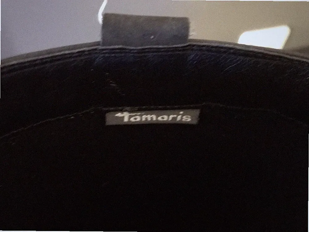Tanaris Schwarze Stiefel, 41, Breiter Schaft - Guter Zustand - Leder / Gebr.