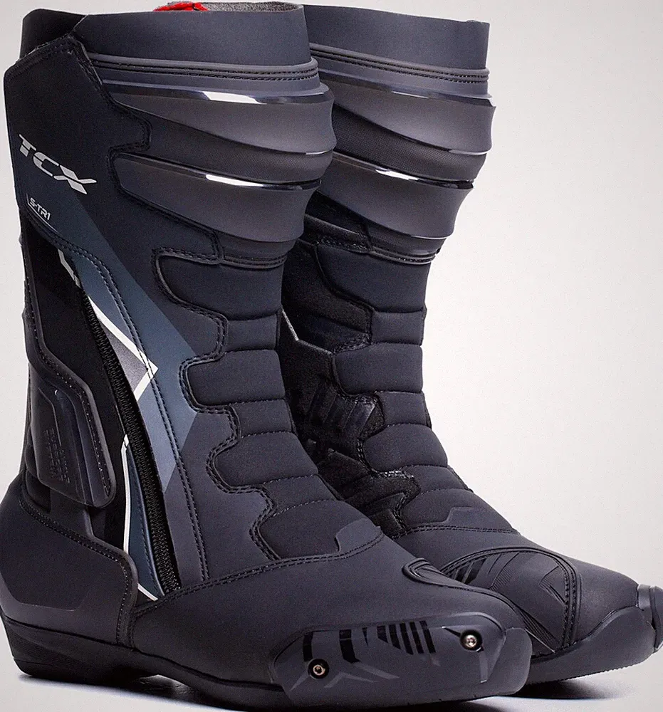 Weiß Motorradstiefel