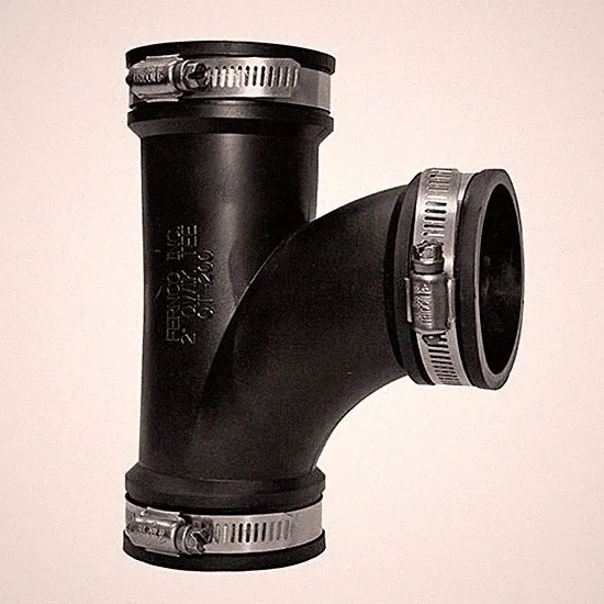 Teich T-Stück Verbinder EVOLUTION AQUA flexible Gummistiefel T-Form Filter Rohr Teil