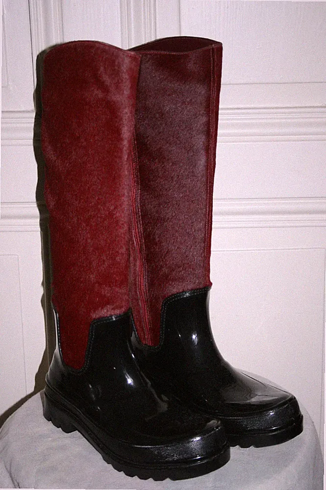 TERRITORIO NACIONAL Winter Gummi Schnee Stiefel mit Echtfellschaft Gr. 39 *NEU*