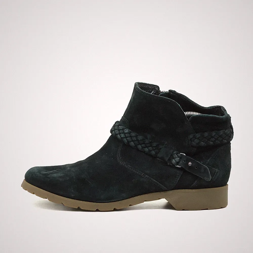 Teva Damen 1008601 Stiefel Schwarz Wildleder gefüttert Stiefeletten EU 40