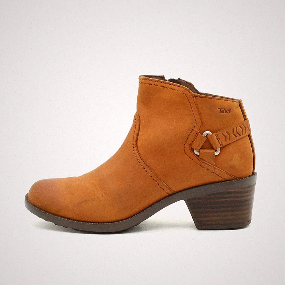 Teva Damen 1017161 Boots braun Leder Knöchelhoch Lifestyles Stiefeletten EU 38.5