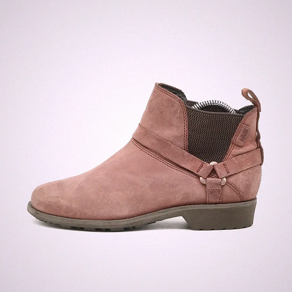 Teva Damen F19217E Stiefeletten Braun Leder Rutschfest, Langlebig EU 37.5