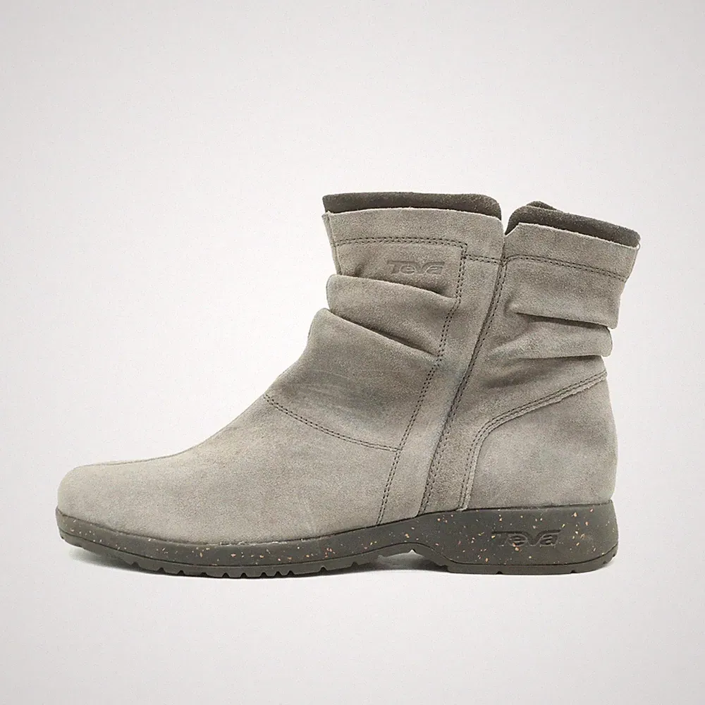 Teva Damen Stiefelette EU 40 1005323 Grau Reißverschluss Komfort Stiefeletten